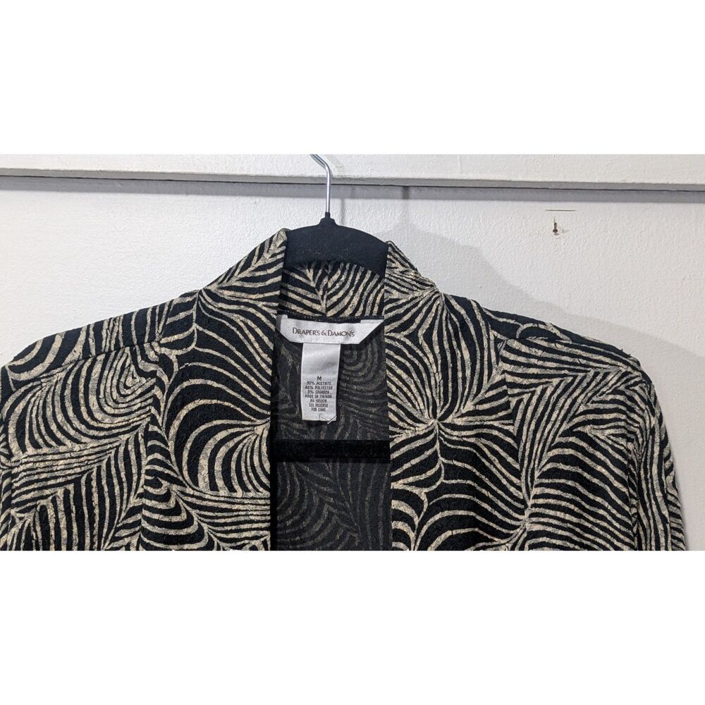 Drapers and Damons gold and black shimmery cardigan - Picture 4 of 6